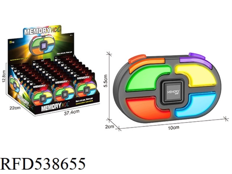 MEMORY GAME CONSOLE & WHACK-A-MOLE 24PCS
