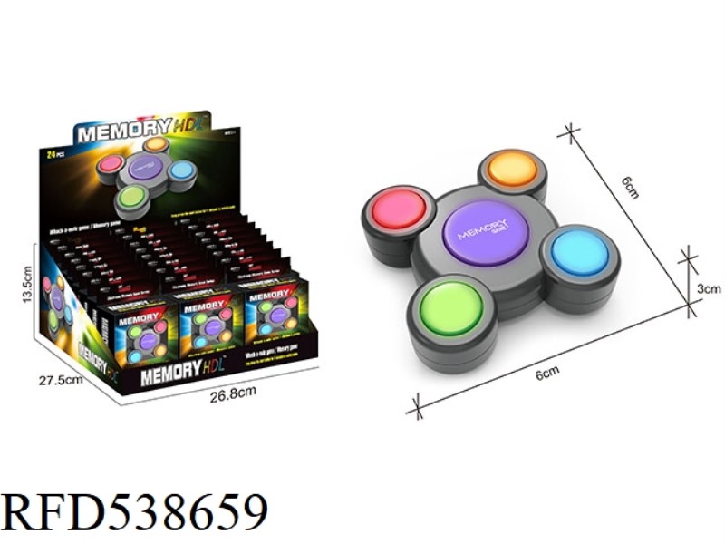 MEMORY GAME CONSOLE & WHACK-A-MOLE 24PCS