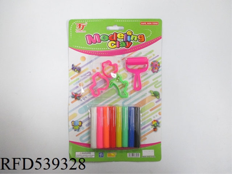 COLORED CLAY WITH MOLD