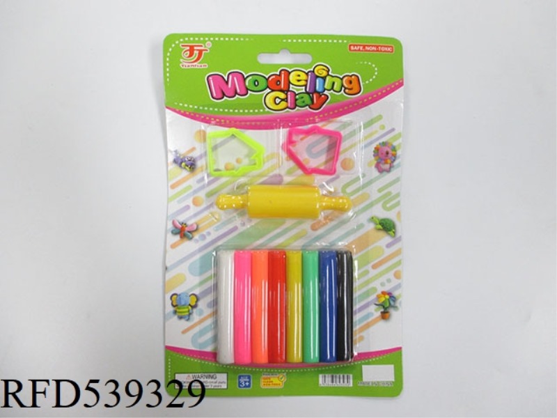 COLORED CLAY WITH MOLD
