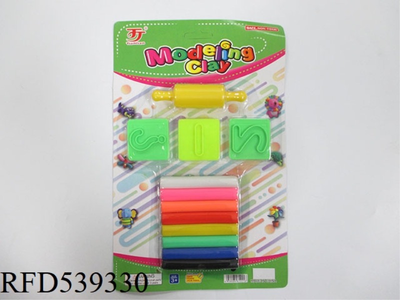 COLORED CLAY WITH MOLD