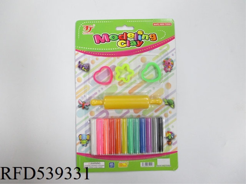 COLORED CLAY WITH MOLD