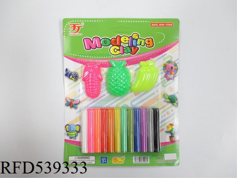COLORED CLAY WITH MOLD
