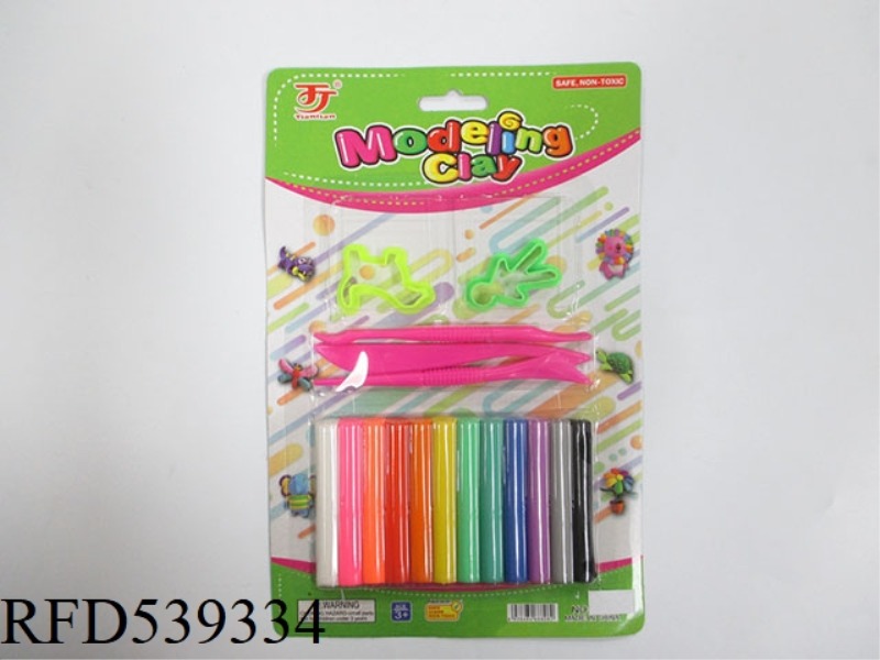 COLORED CLAY WITH MOLD
