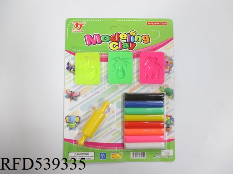 COLORED CLAY WITH MOLD