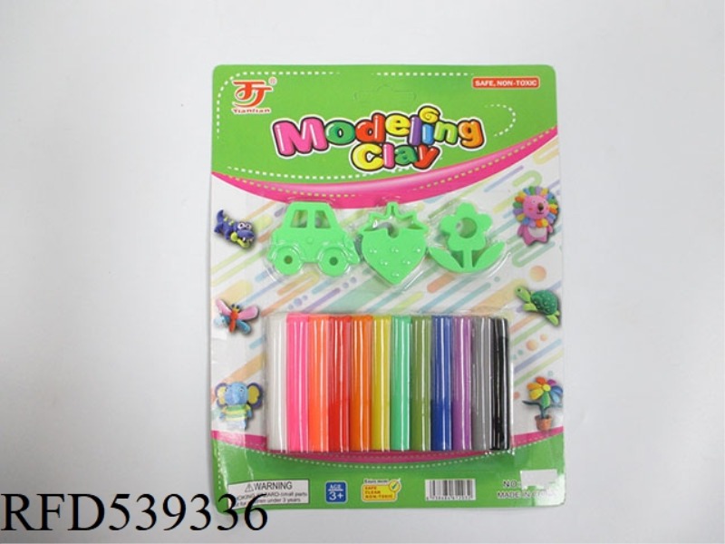 COLORED CLAY WITH MOLD
