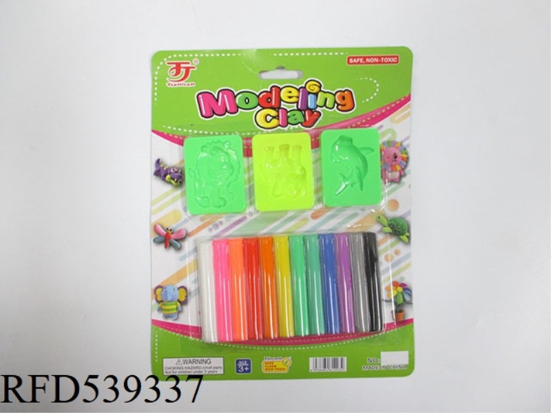 COLORED CLAY WITH MOLD