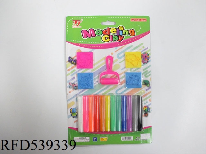 COLORED CLAY WITH MOLD