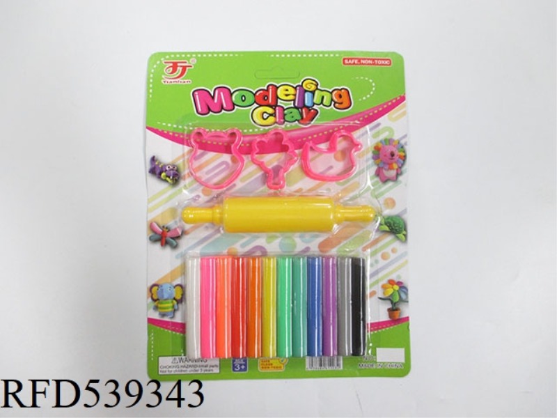 COLORED CLAY WITH MOLD