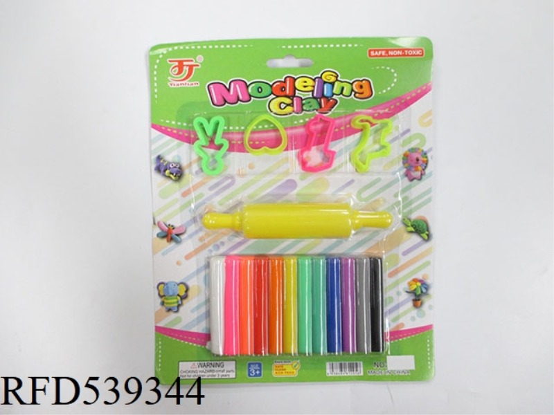 COLORED CLAY WITH MOLD