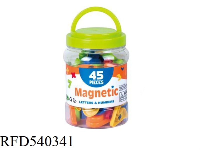 MAGNETIC ALPHANUMERIC BOTTLE (1.5 INCHES)45PCS