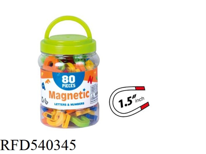 MAGNETIC ALPHANUMERIC BOTTLE (1.5 INCHES)80PCS