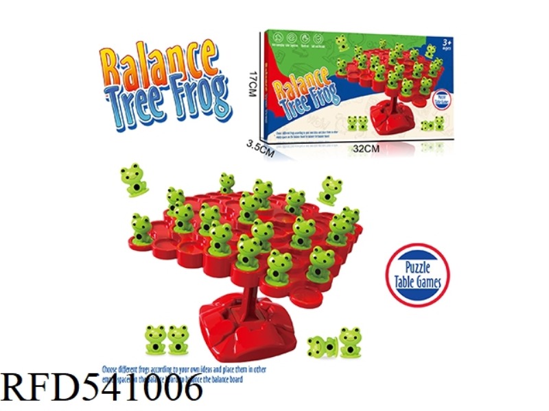 FROG BALANCE TREE FOCUS TRAINING MULTIPLAYER BOARD GAME