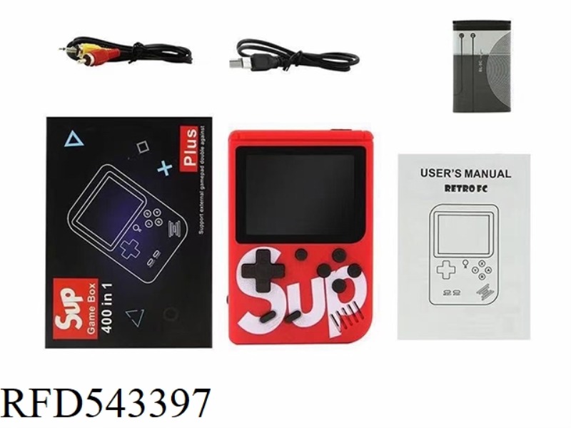 400-1SUP COLOR SCREEN GAME CONSOLE MINI HANDHELD GAME CONSOLE