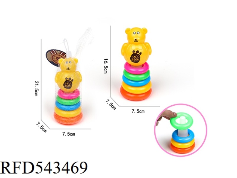 5 LAYERS RAINBOW TOWER RING (BIG BEAR)