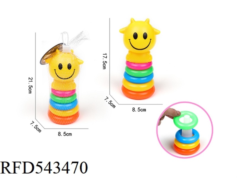 5 LAYERS RAINBOW TOWER RING (DANIU)