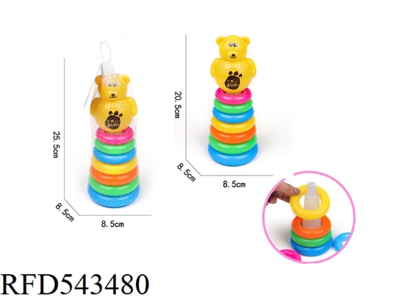 7 LAYERS RAINBOW TOWER RING (BIG BEAR)