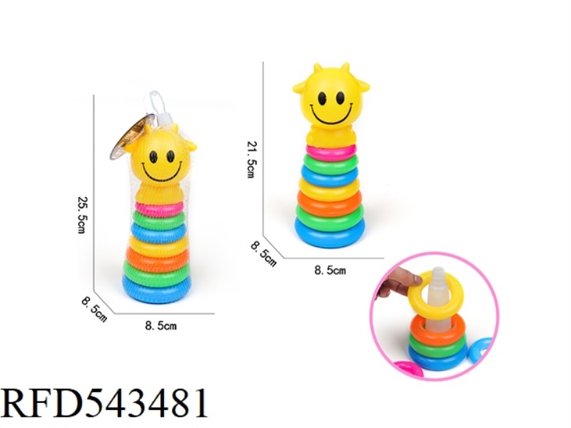 7 LAYERS RAINBOW TOWER RING (DANIEL)