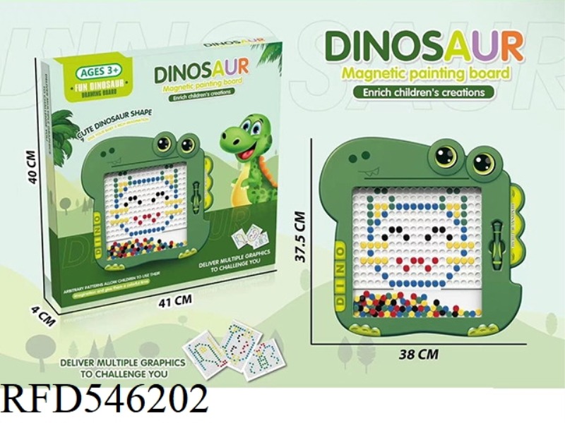 MAGNETIC DINOSAUR DRAWING BOARD COLOR BOX