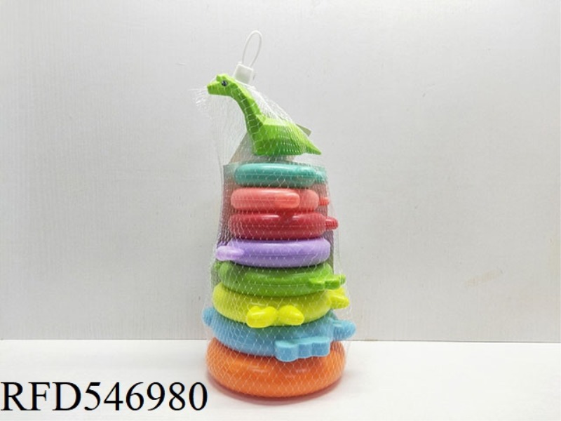 8 LAYERS LONG NECK DRAGON RAINBOW RING