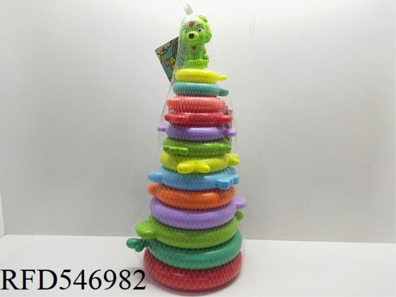 13 LAYERS OF DOG RAINBOW LOOPS