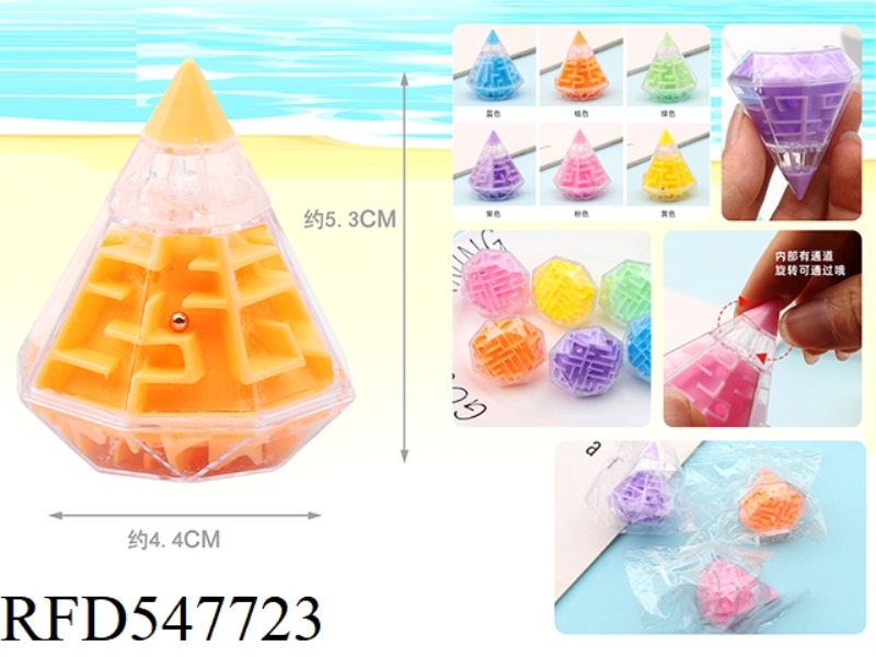 3D STEREO WALKING BEAD UNPACK DIAMOND MAZE RUBIK'S CUBE