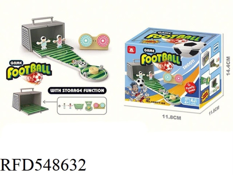 THE FOOTBALL PLAYER CARRIES THE BOX