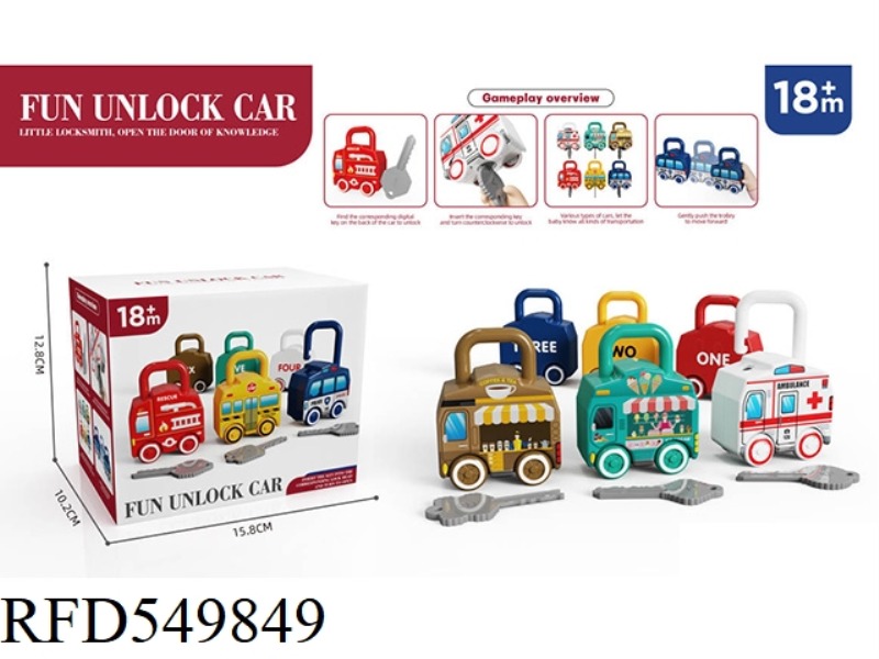UNLOCKING TOY CAR LOCKING HEAD CAR