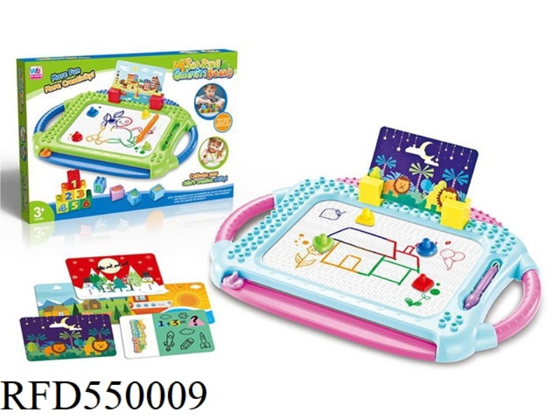SHARED BUILDING BLOCK COLOR GRAFFITI BOARD