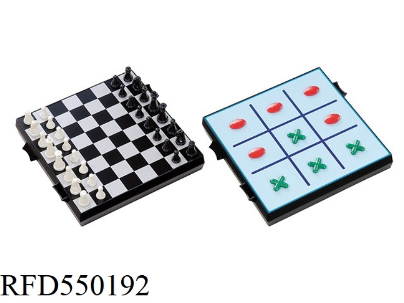 2 IN 1 CHESS & TIC-TAC-TOE