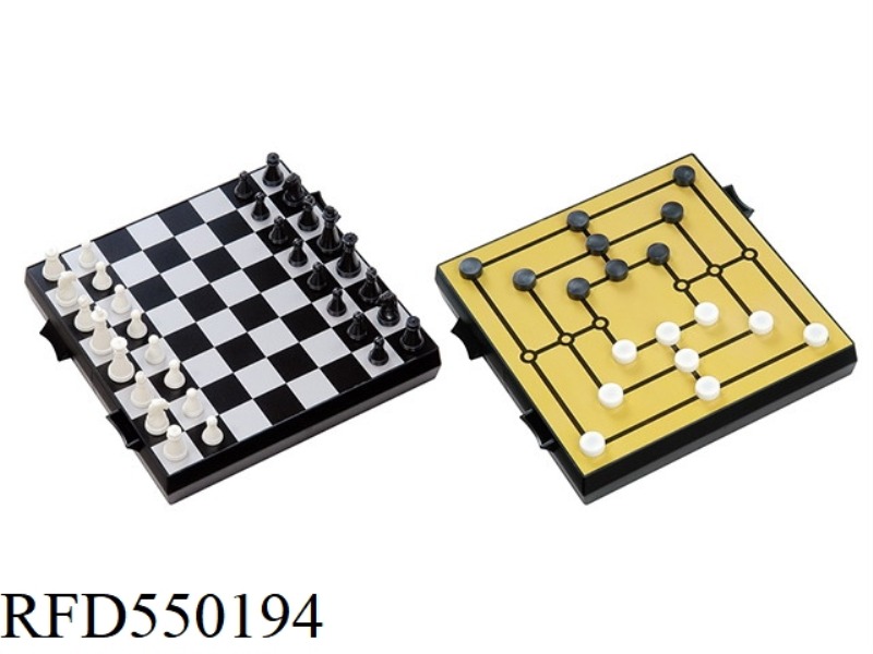 2 IN 1 CHESS & NINE CHESS