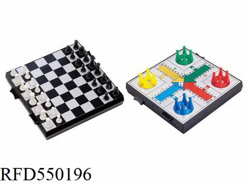 2 IN 1 CHESS & DICE GAMES