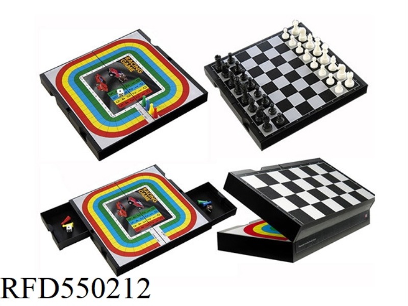 2 IN 1 CHESS & RACING GAMES