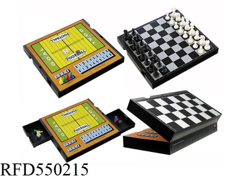 2 IN 1 CHESS & SOCCER GAMES