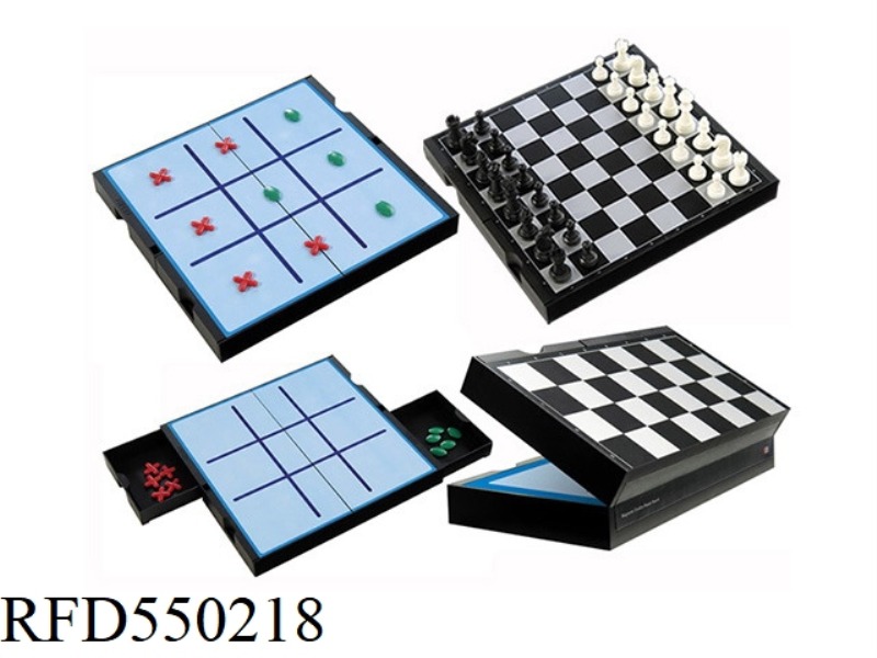 2 IN 1 CHESS & TIC-TAC-TOE