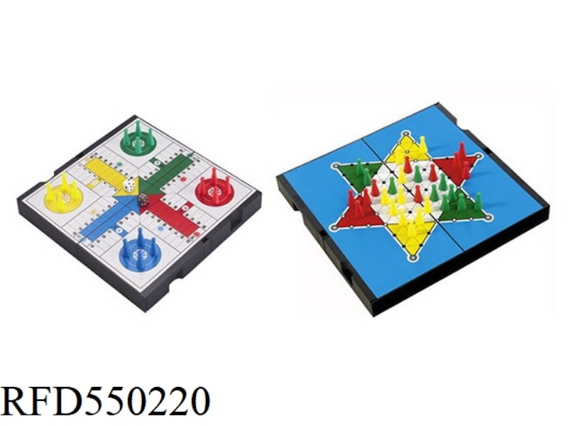 2 IN 1 CHESS & CHINESE CHECKERS