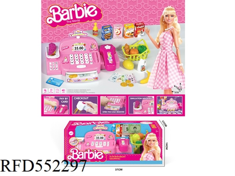 BARBIE CASH REGISTER SET