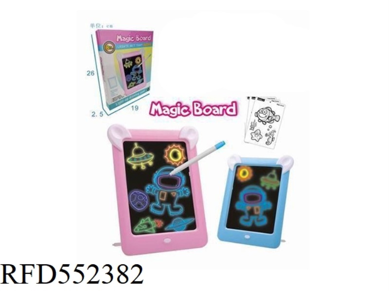 FLUORESCENT ELECTRONIC WRITING PAD