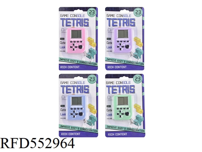 MINI TETRIS GAME CONSOLE BIG BOX