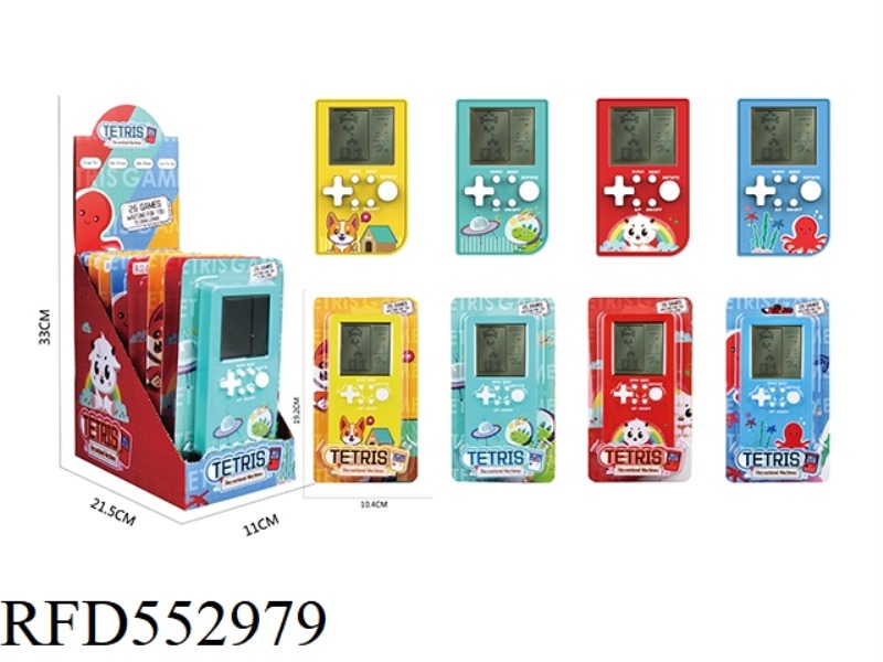 TETRIS GAME CLASSIC STRAIGHT BOARD