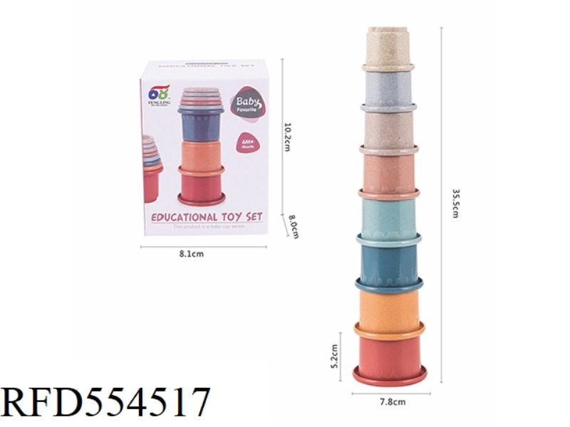 NEW ROUND CUP STACKED CUP