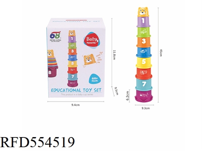 NEW ROUND CUP PRINTING MODEL STACKED CUP