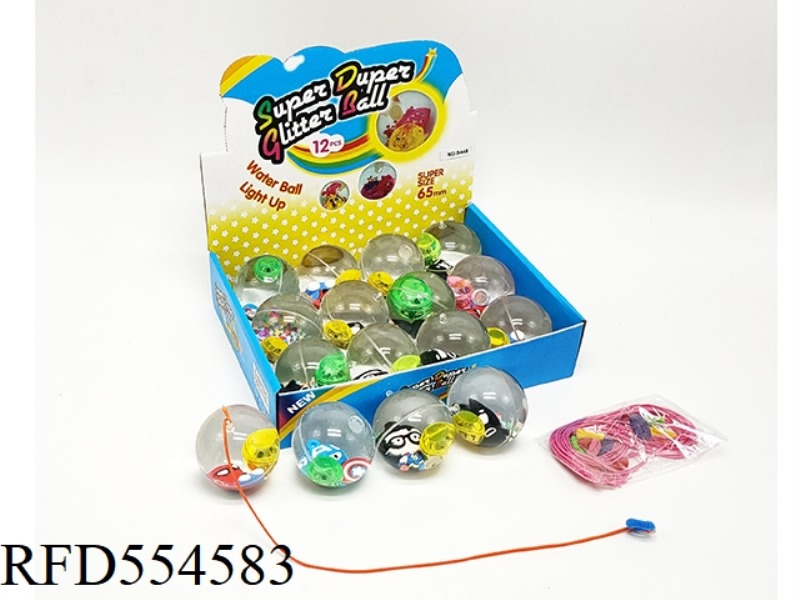 12 MULTIPLE AVENGERS CRYSTAL BALLS (WITH ELECTRIC STRAP) 6.5CM
