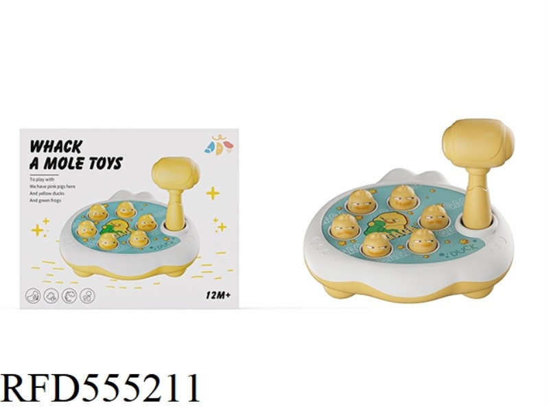 CUTE AND FUN PLAYING GROUNDHOG DUCK