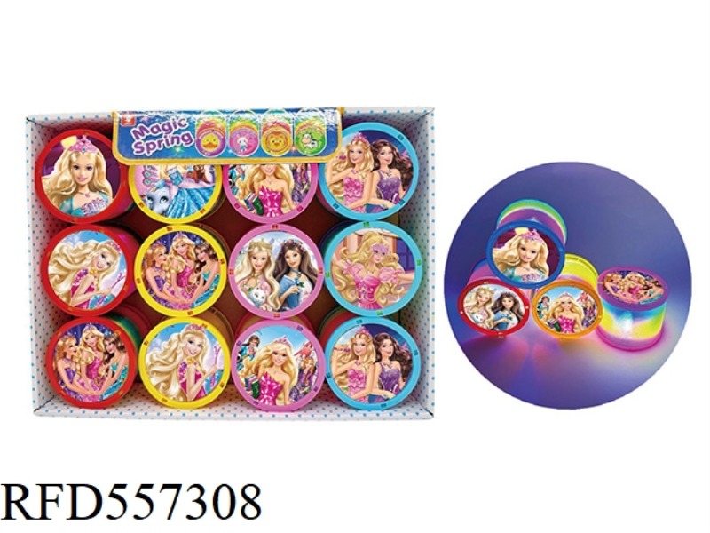 BARBIE LIGHT FLASH RAINBOW RING 12