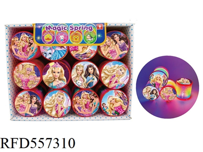 BARBIE LIGHT FLASH RAINBOW RING 12
