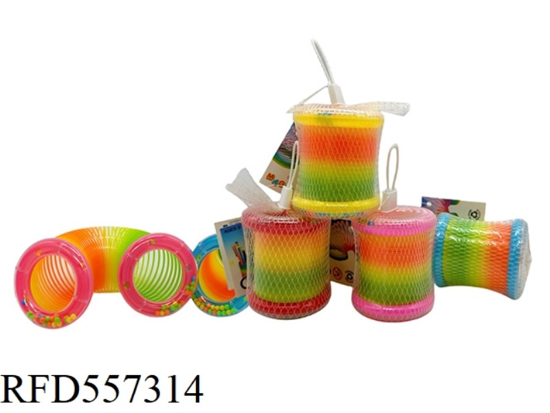 6.3 BRACELET WITH BEADED DONUT RAINBOW RING