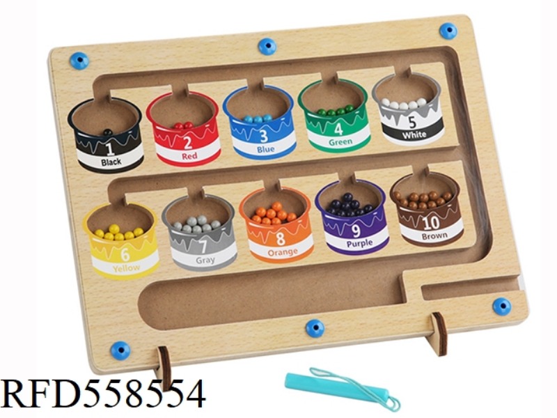 MAGNETIC COUNTING COLOR SORTING BOARD