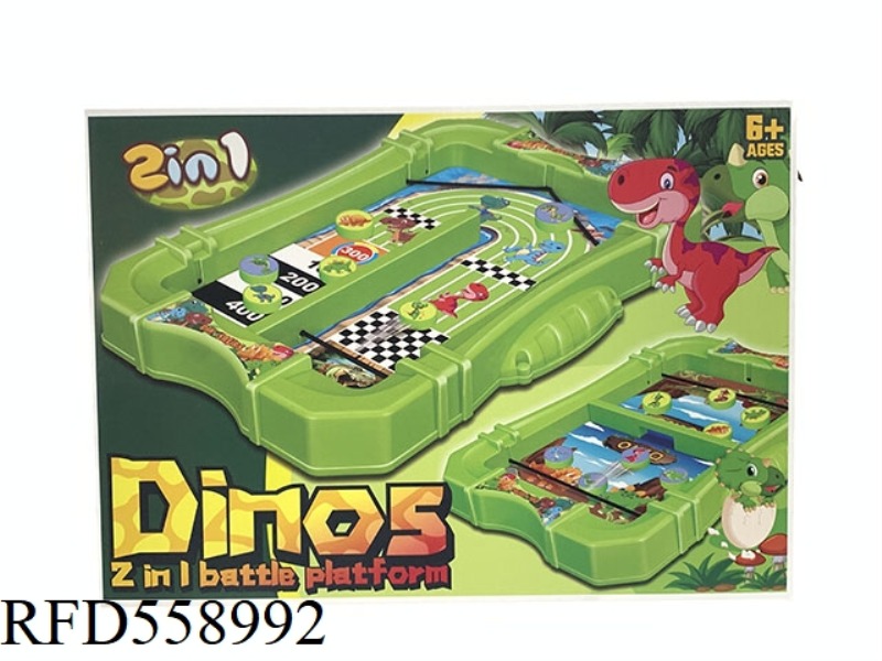 BOARD GAME CATAPULT DINOSAUR 2 IN 1
