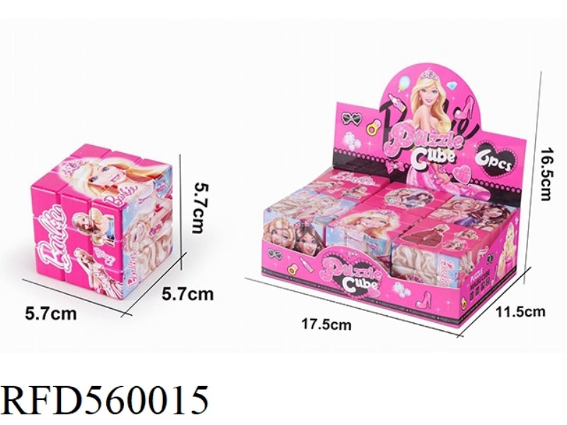 BARBIE CUBE 6PCS